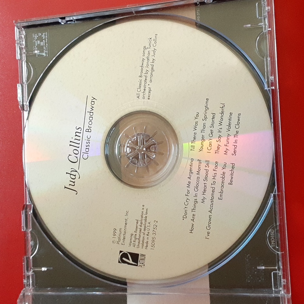 Judy Collins Classic Broadway CD
